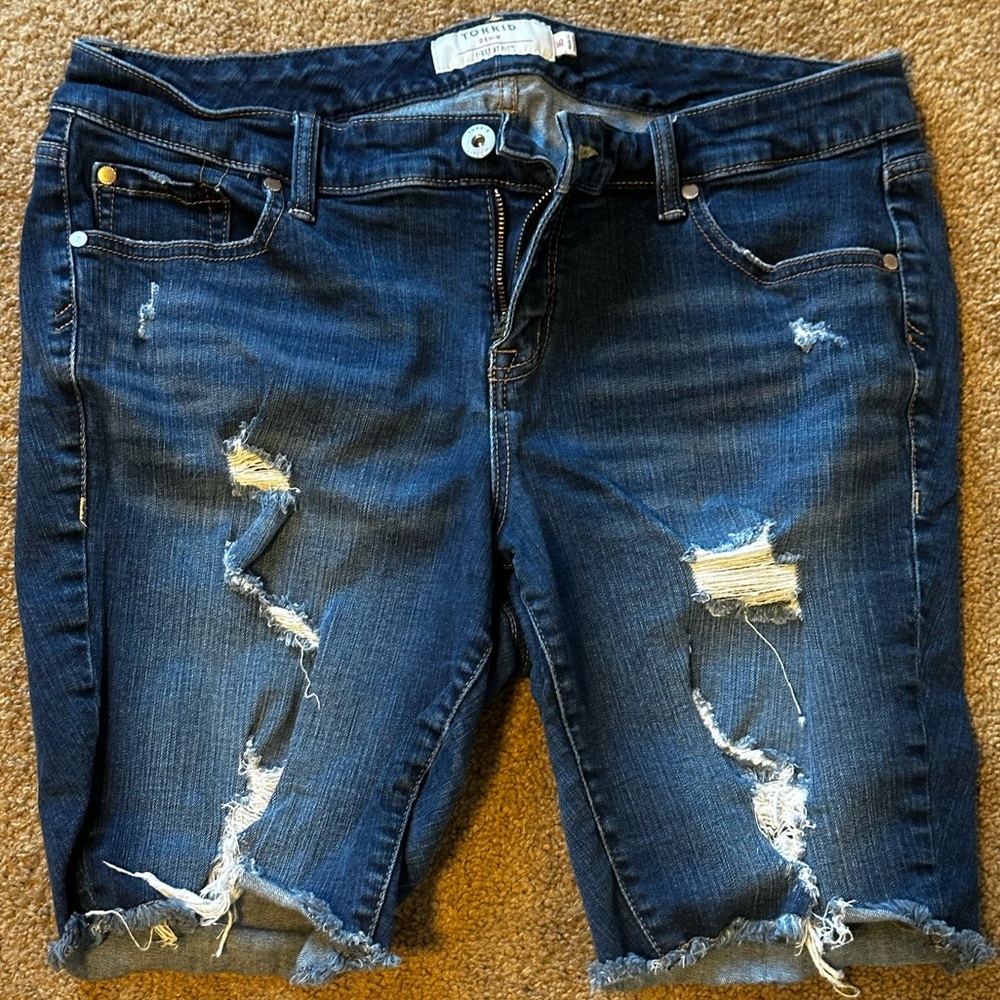 Torrid denim shorts